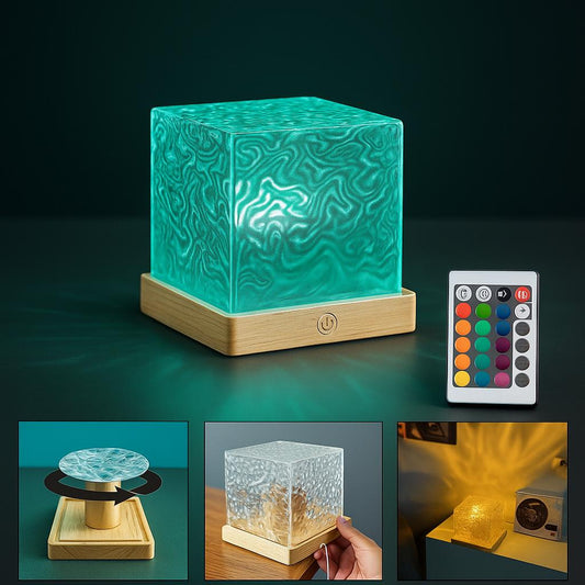 🌙 Lunora – Ocean Wave Projector Lamp