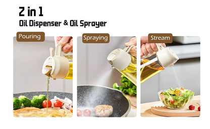 SprayPour™ – 500ml 2-in-1 Oil Dispenser