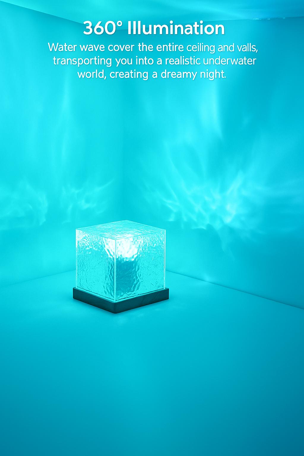 🌙 Lunora – Ocean Wave Projector Lamp