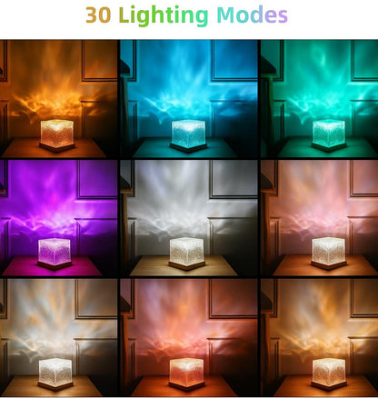 🌙 Lunora – Ocean Wave Projector Lamp