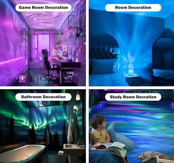 🌙 Lunora – Ocean Wave Projector Lamp